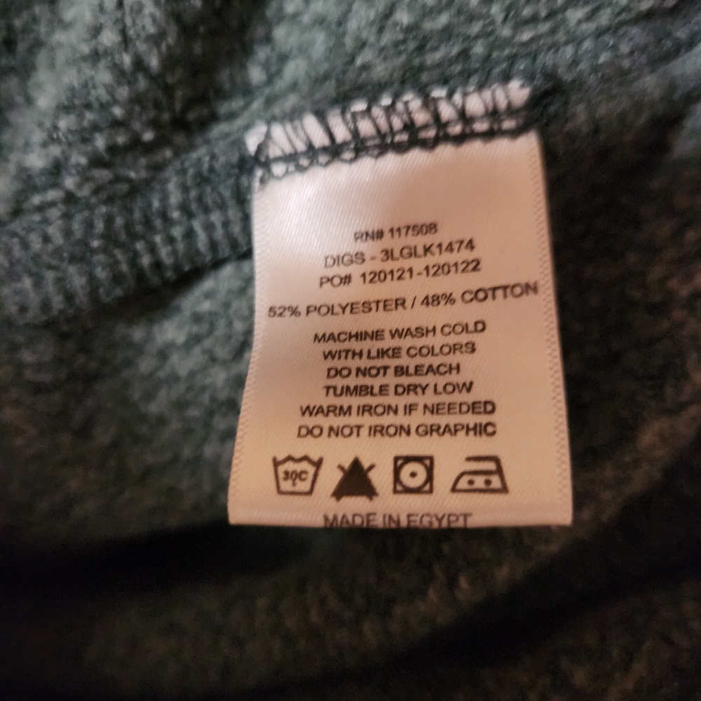 Levi's Forest Green and Charcoal Hoodie - Picture 5 of 5